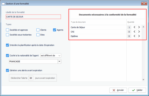 doc alerte formalite